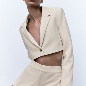 ZARA Cropped Blazer